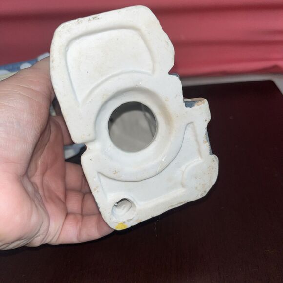 3 Piece Christmas Village Pieces 5/6 Inches Post Office Lighthouse Apple Vendor - Picture 9 of 13